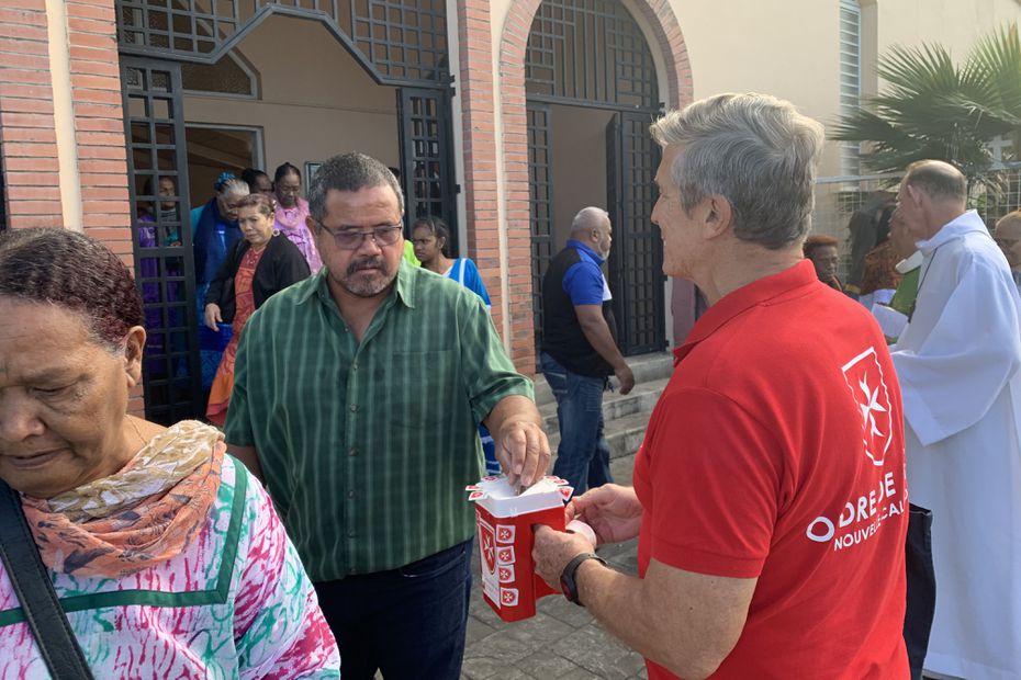 Le Président de l’Association Ordre Malte Nouvelle-Calédonie a conduit une opération « Solidarité-Liban » sur Nouméa.