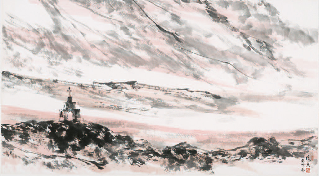 Mise en page 1 Paysage de la vallée de Qadisha au Liban interprété par FAN yifu.