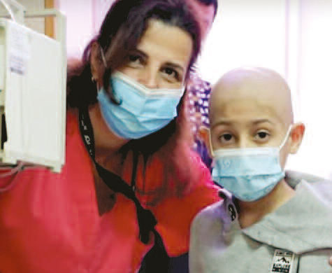 Enfant soigné cette année dans le service de pédiatrie de l'Hôtel-Dieu de France à Beyrouth.